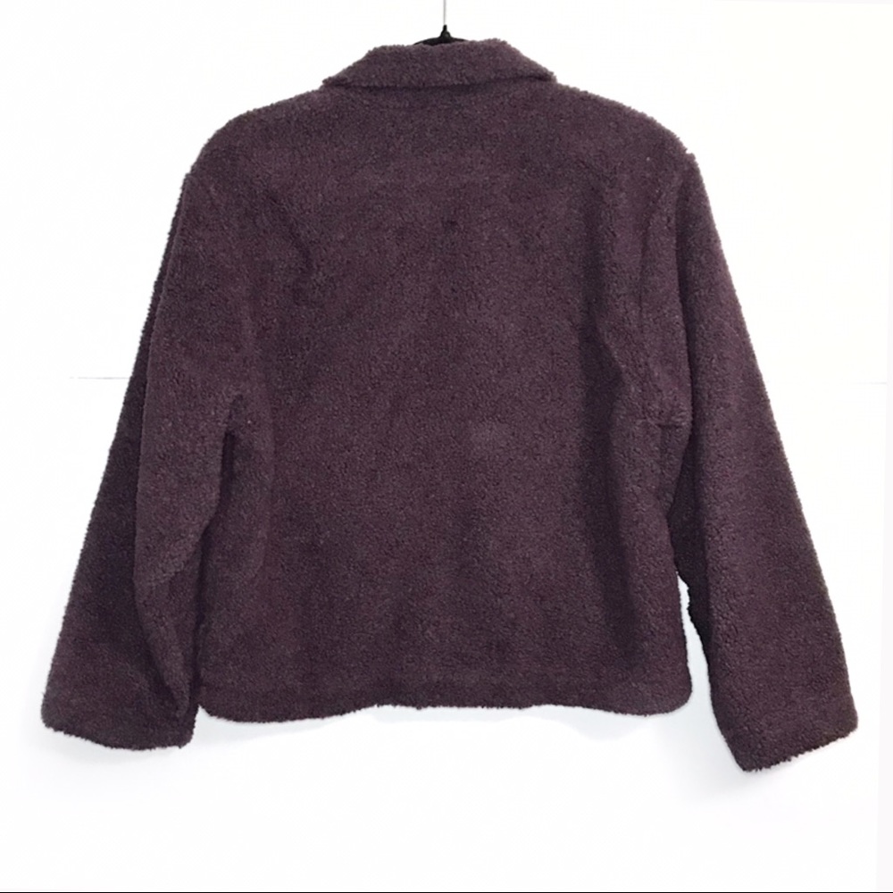 🌻3/$18 or 5/$25🌻Lago &Rosles Fuzzy Zip Up Jacket - Picture 2 of 6